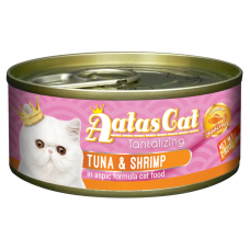 Aatas Cat Tantalizing Tuna & Shrimp 80g Carton (24 cans)